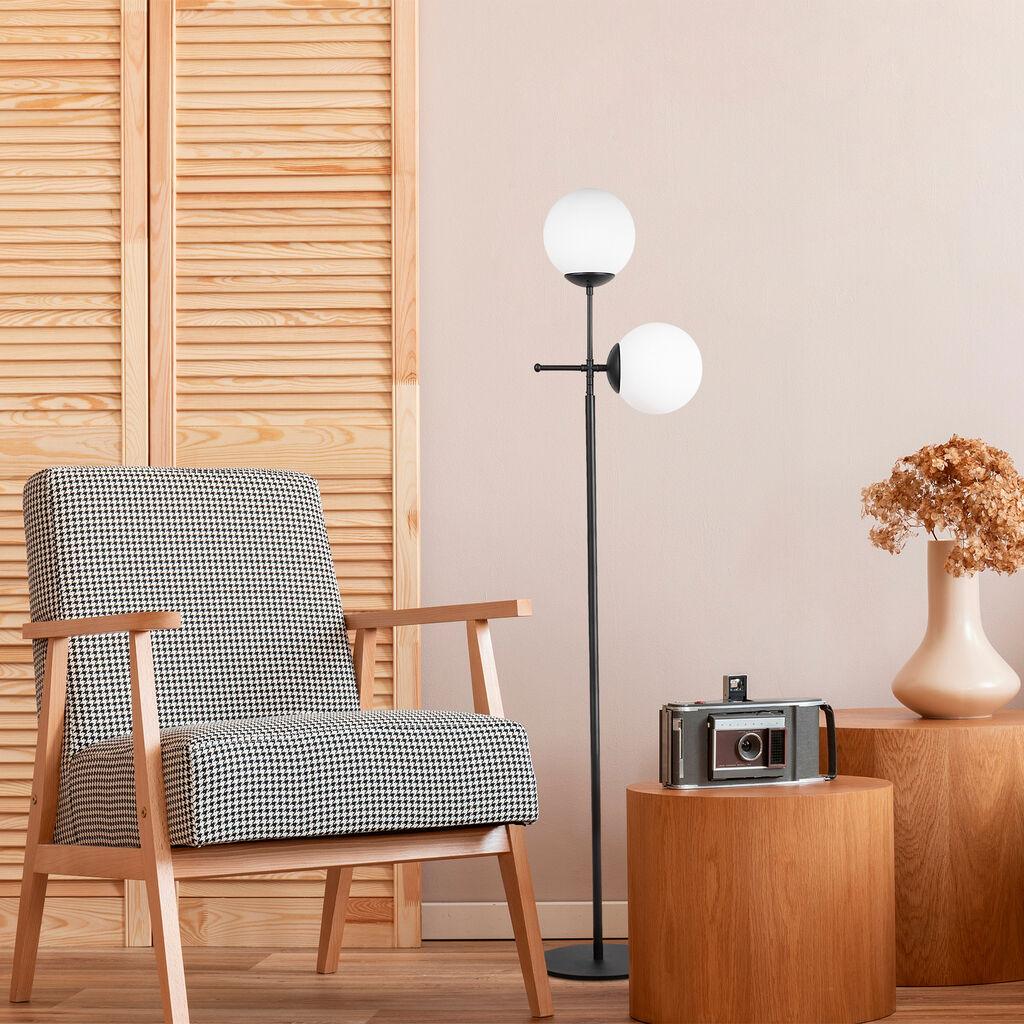 Opviq Mudoni MR 955 1 podna lampa, crna