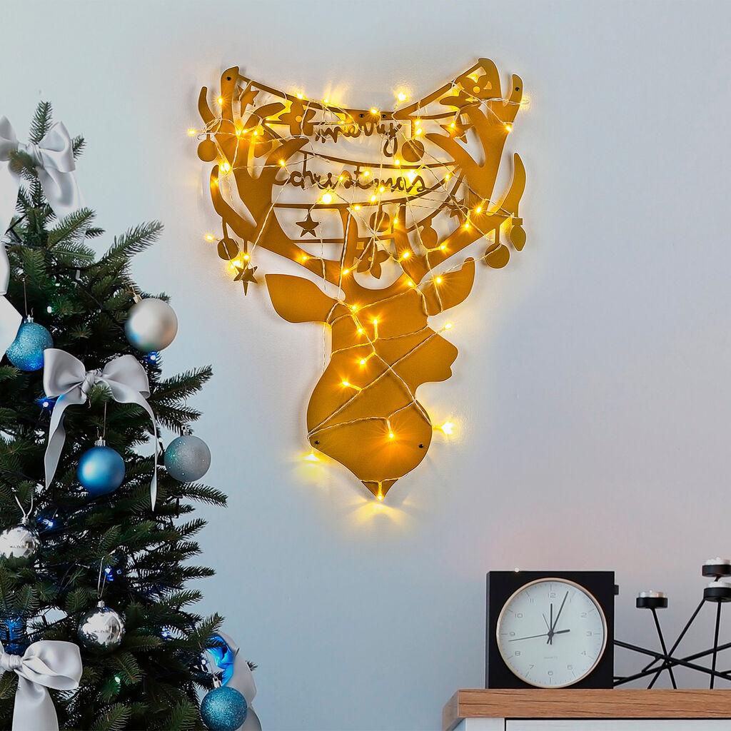 Wallity XMASGOLD 026 Zidna dekoracija