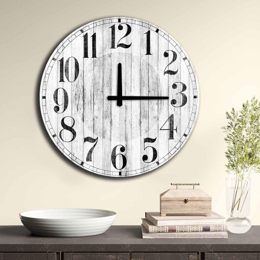 Zidni sat Wallity MDF 50cm šareni