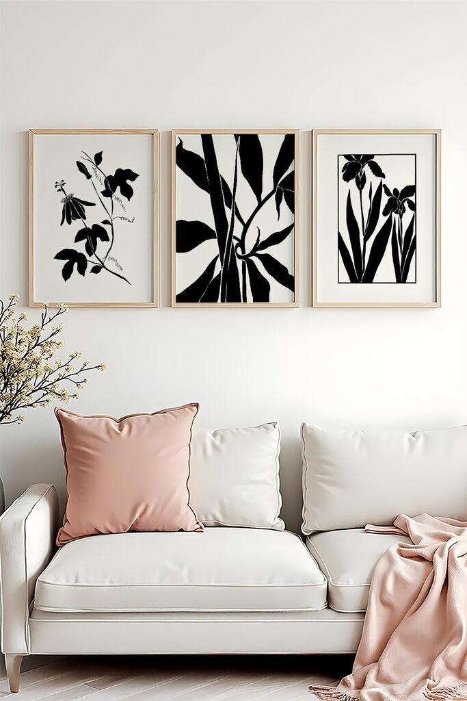 Wallity Uramljena slika Huhu482, 20x30 cm , 3 dela