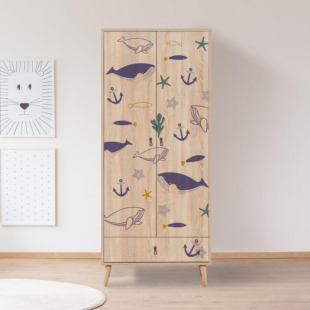Hanah Home Garderoba City, 80x190x45 cm, Hrast
