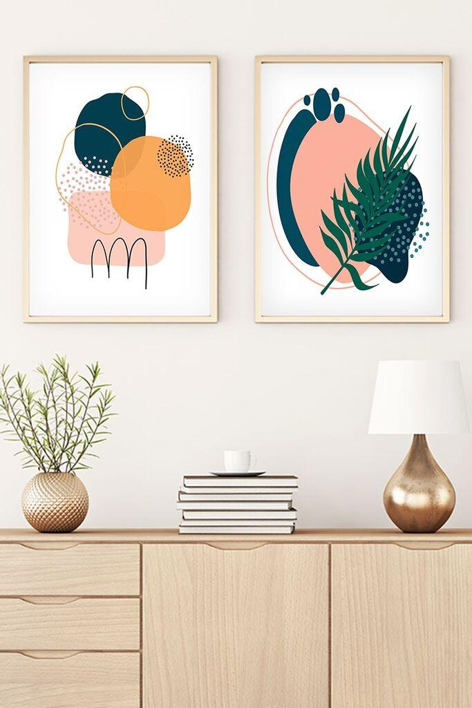 Wallity Uramljena slika Huhu42, 30x40 cm , 2 dela