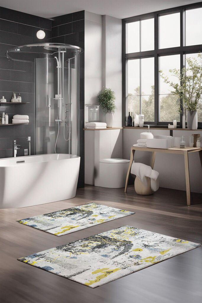 L'essentiel Maison Set tepiha za kupatilo CT-5015, 2 komada, šareni