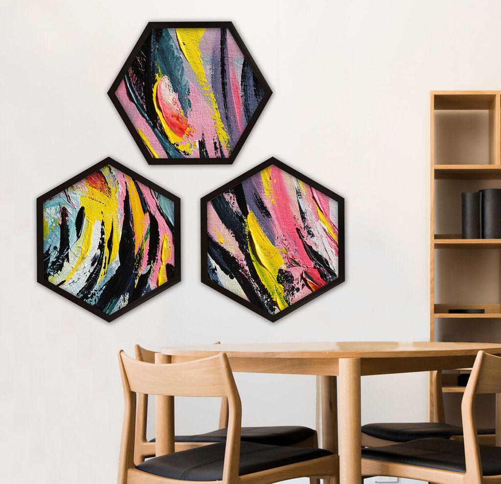 Wallity Uramljena slika 6GEN557030, 35x35 cm, 3 dela