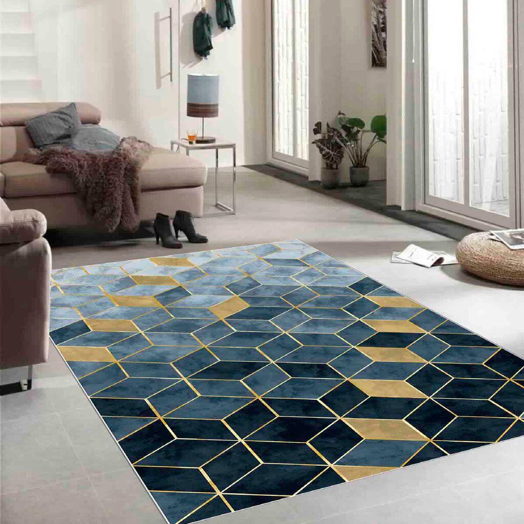 Conceptum Hypnose tepih Exfab215, 160x230cm, tamnoplava