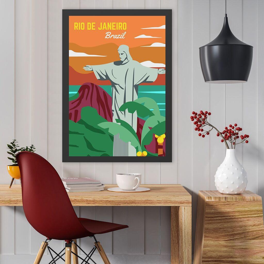 Wallity Uramljena slika Rio De Janeiro, 35x45 cm