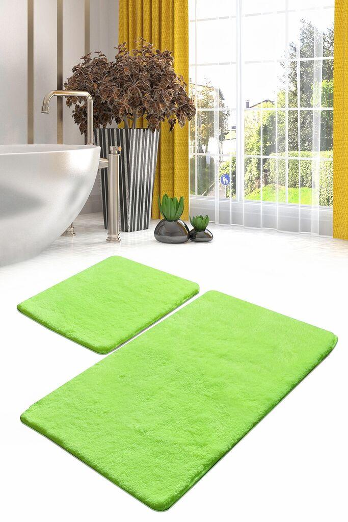 L'essentiel Maison Set od 2 kupaonska tepiha zelena