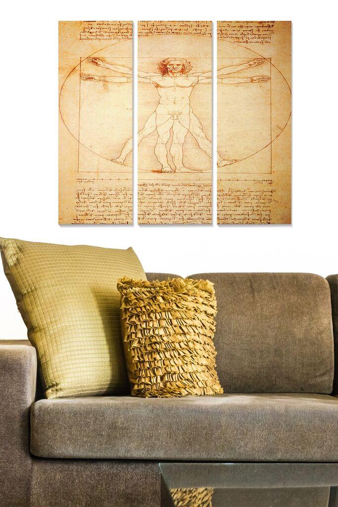 Wallity Slika MDF10262981, 70x50 cm, 3 dela