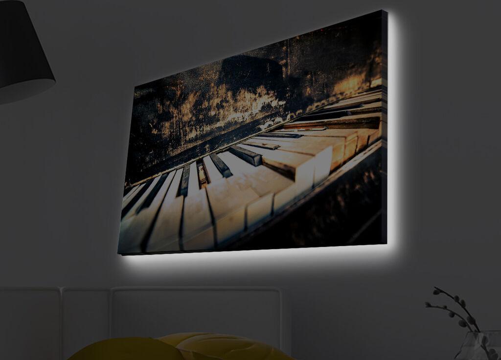 Slika na platnu Wallity sa LED osvetljenjem 45x70cm