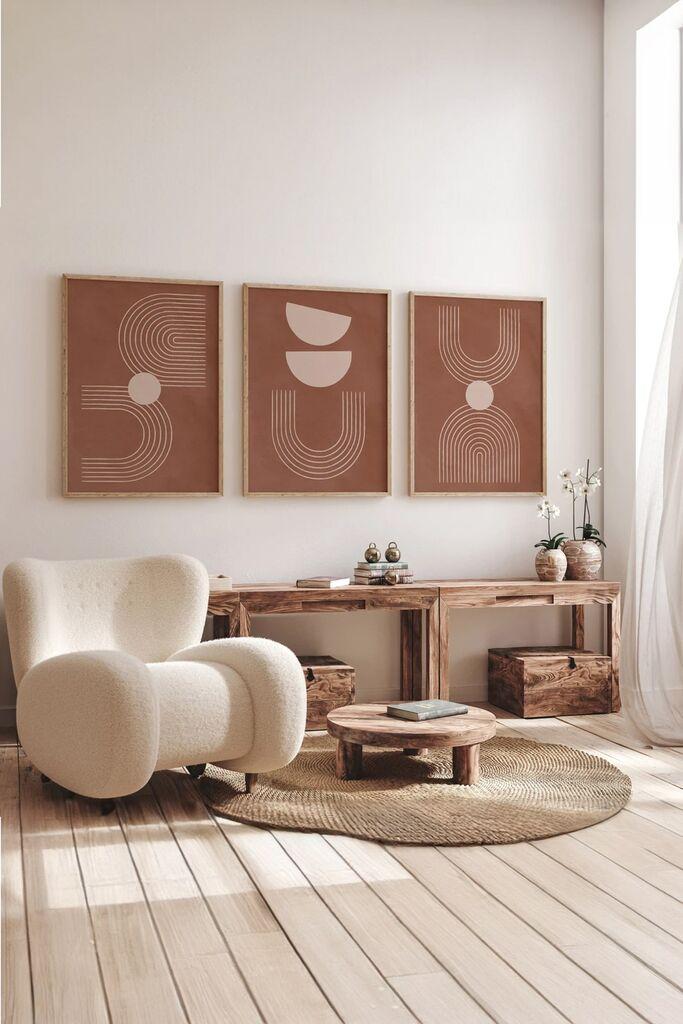 Wallity Slika 3Dartsoho40, 3 dela, 33 x 48 cm