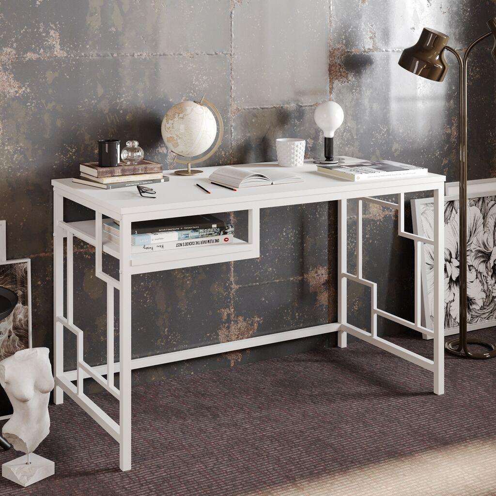 Hanah Home Victory radni sto, 120x75x60 cm, Bijela