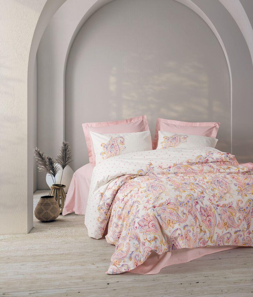 L'essentiel Maison set posteljine Muna, 200x220 cm, 240x260 cm, roze