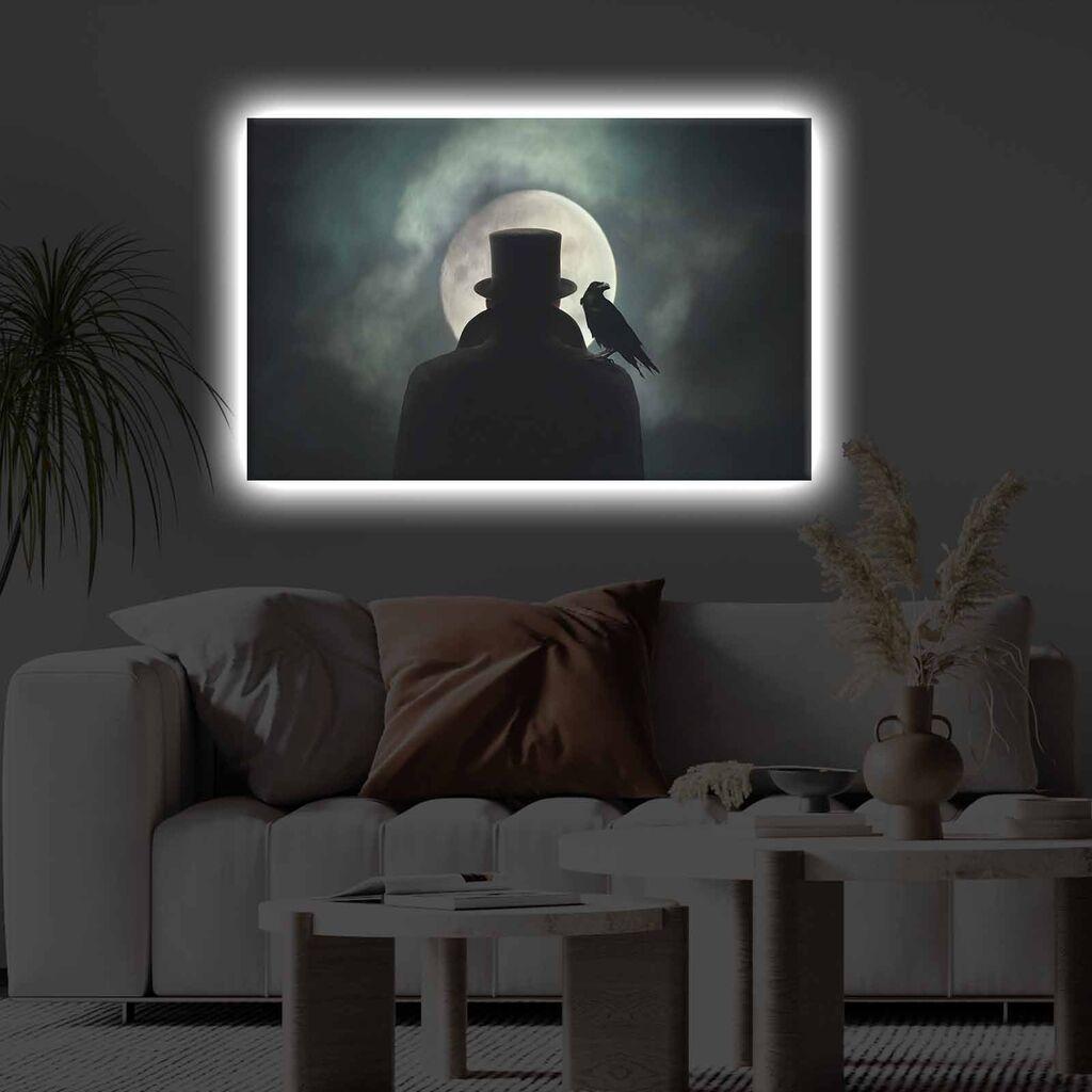 Slika na platnu Wallity sa LED osvetljenjem 45x70cm