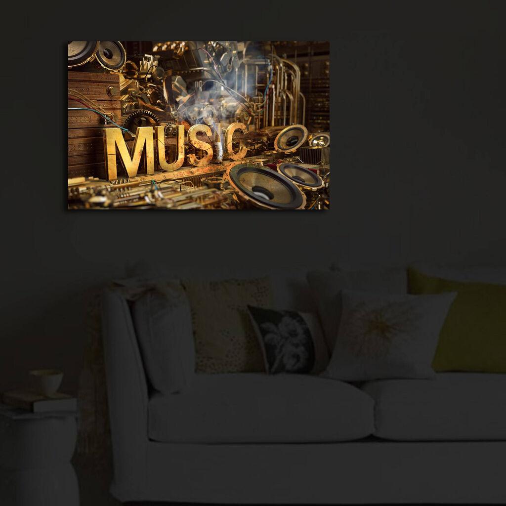 Slika na platnu Wallity sa LED osvetljenjem 45x70cm