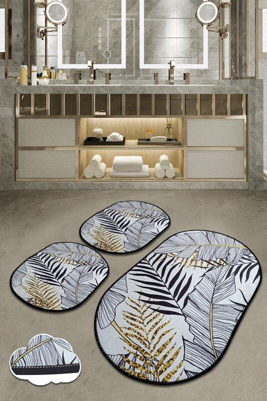 L'essentiel Maison Set od 3 kupaonska tepiha Colorful