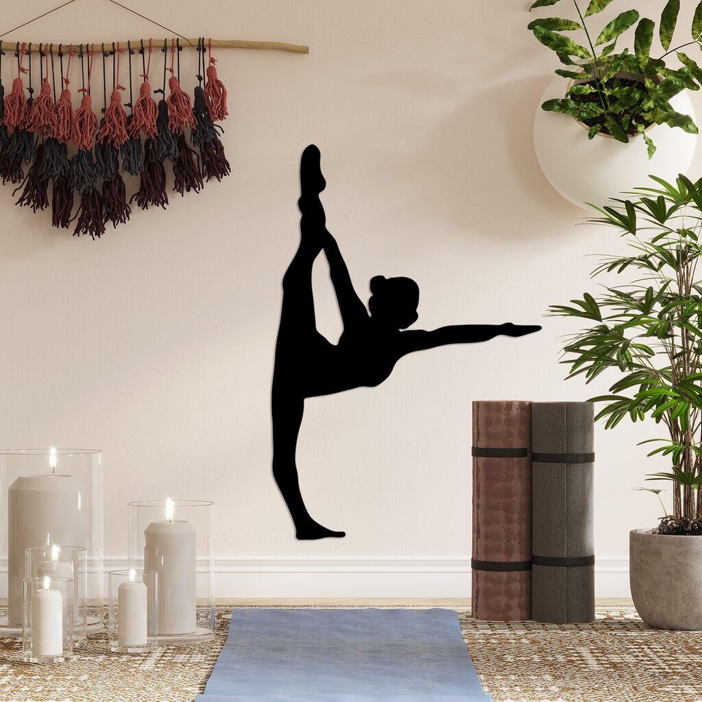 Wallity Zidna dekoracija Yoga 25, 41 x 60 cm,  Crna