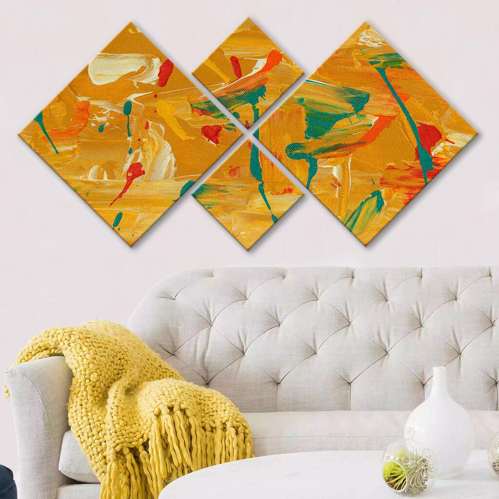 Wallity Slika 4MDF3582425, 60x115 cm, 4 dela