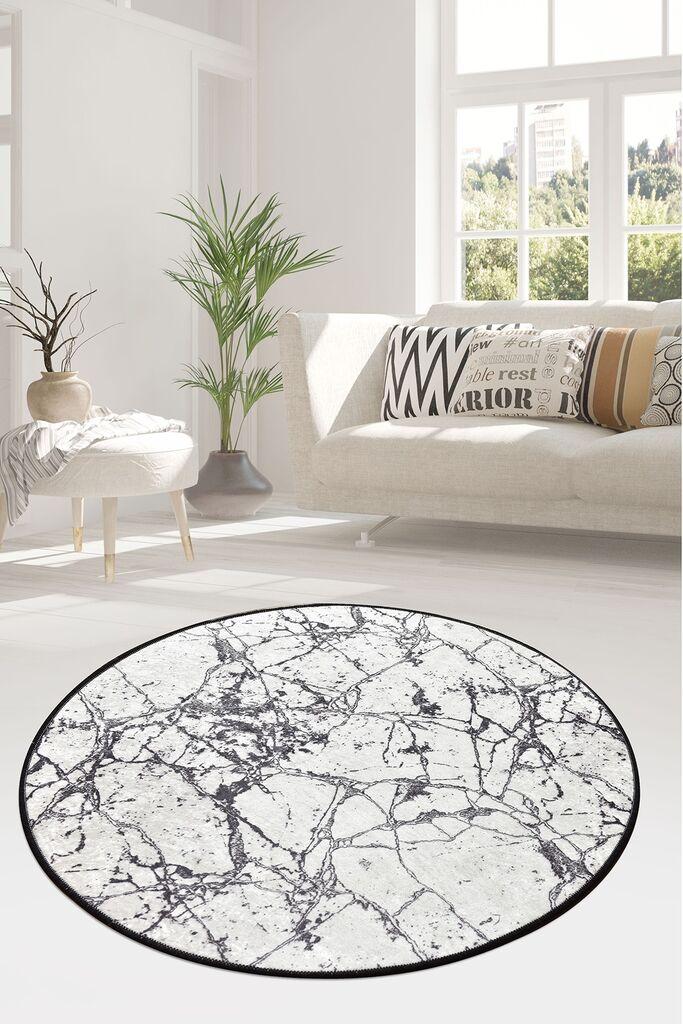 Conceptum Hypnose Carpet Mermer, O100cm, bijeli