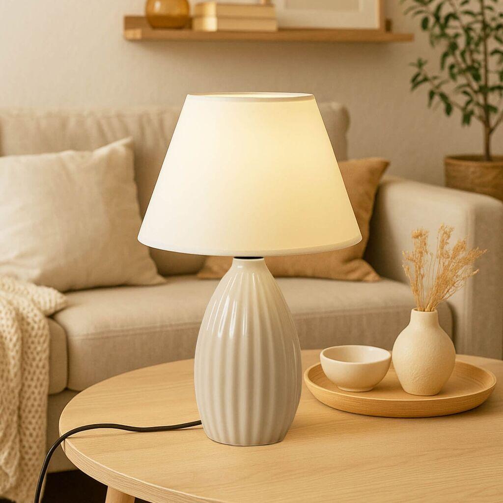 Opviq Stona lampa, Bijela