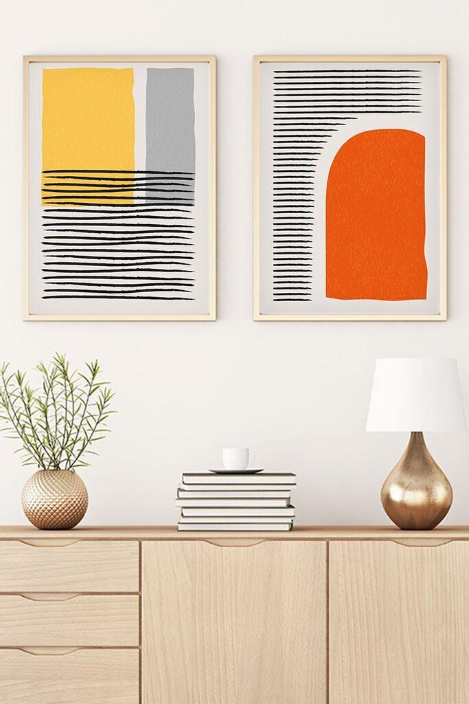 Wallity Uramljena slika Huhu51, 20x30 cm , 2 dela