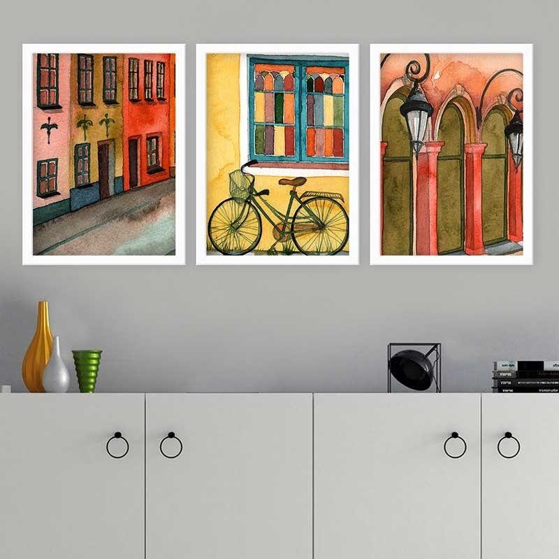 Wallity Uramljena slika 3BC_255218_5575, 55x75 cm, 3 dela