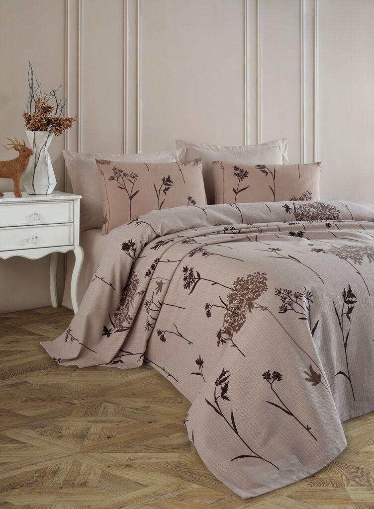 L'essentiel Maison Set Efil prekrivač i navlaka za poplun, 200x230 cm, Smeđa