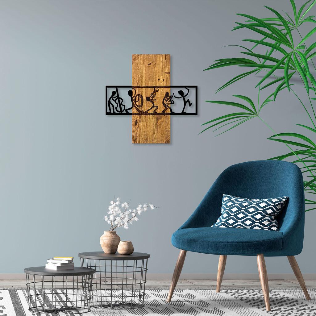 Wallity Zidna dekoracija MA-301, 58 x 61 cm,  Smeđa