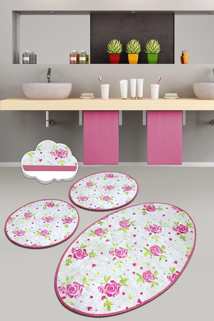 L'essentiel Maison Otirač za kupatilo Frezya 1, 3 komada, roze