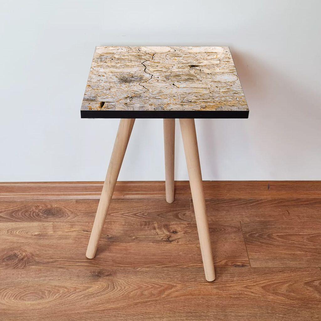 Hanah Home Club sto Shp67, 35x42x35 cm, bež
