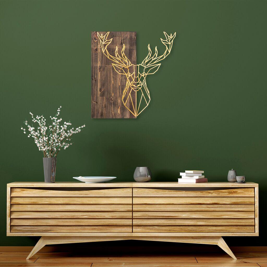 Wallity Zidna dekoracija Deer 1, 56x58cm