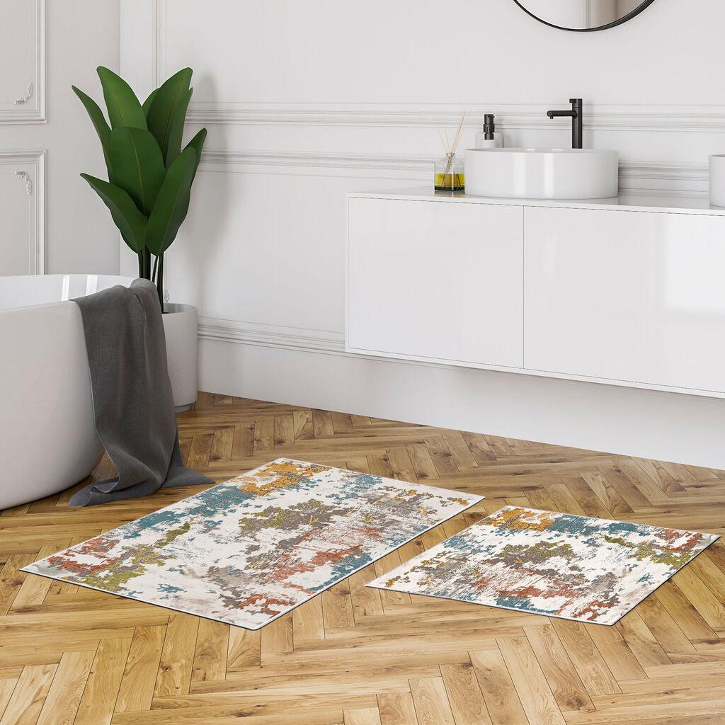 L'essentiel Maison Set od 2 kupaonska tepiha Šarene