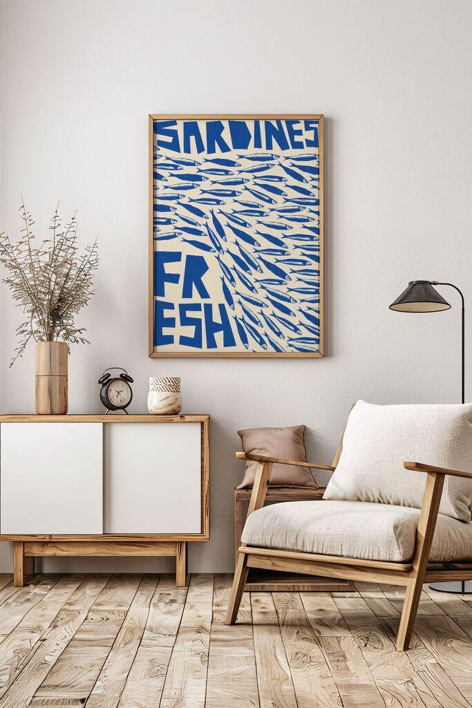 Uokvirena slika Wallity Lmnmdl12, 33x48 cm