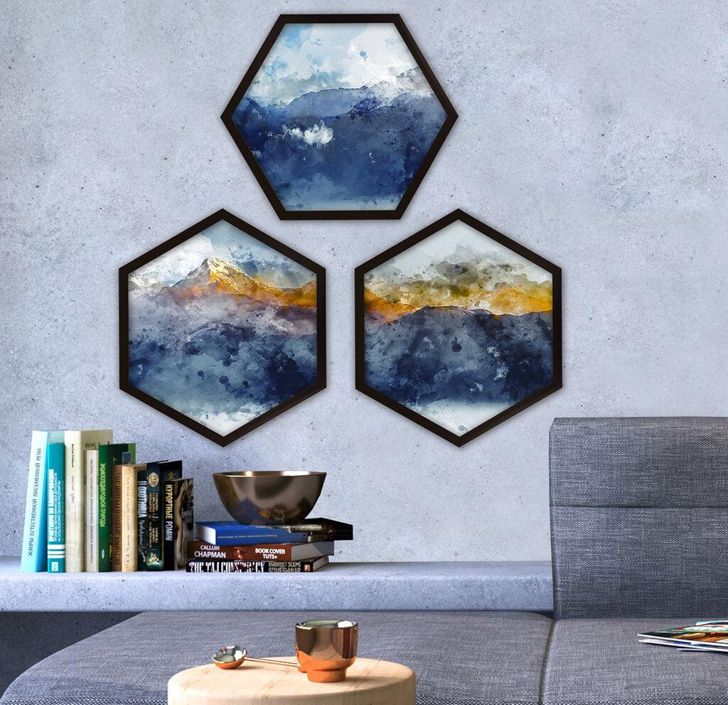 Wallity Uramljena slika 6GEN549919111, 35x35 cm, 3 dela