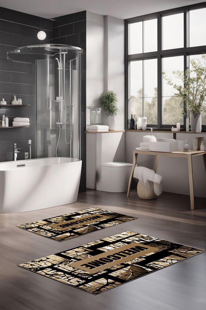 L'essentiel Maison Set tepiha za kupatilo CT-5162, 2 komada, šareni