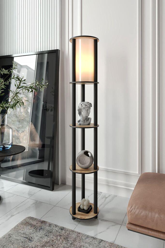 Opviq podna lampa KS-11107, 17x150 cm, IP20, bež-crna