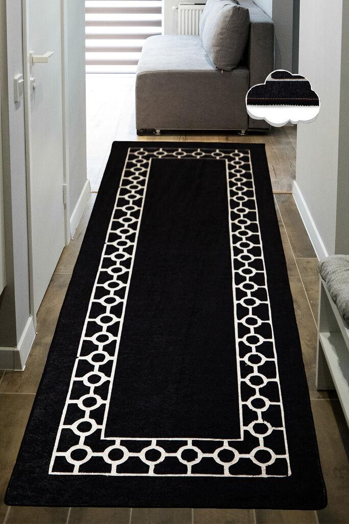 Conceptum Hypnose Tepih Bague, 100x180cm, Crno-bijela