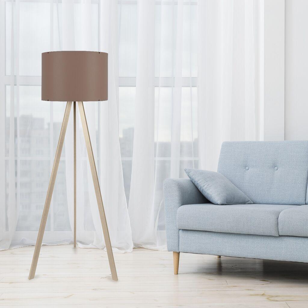 Opviq podna lampa AYD-1207, smeđa