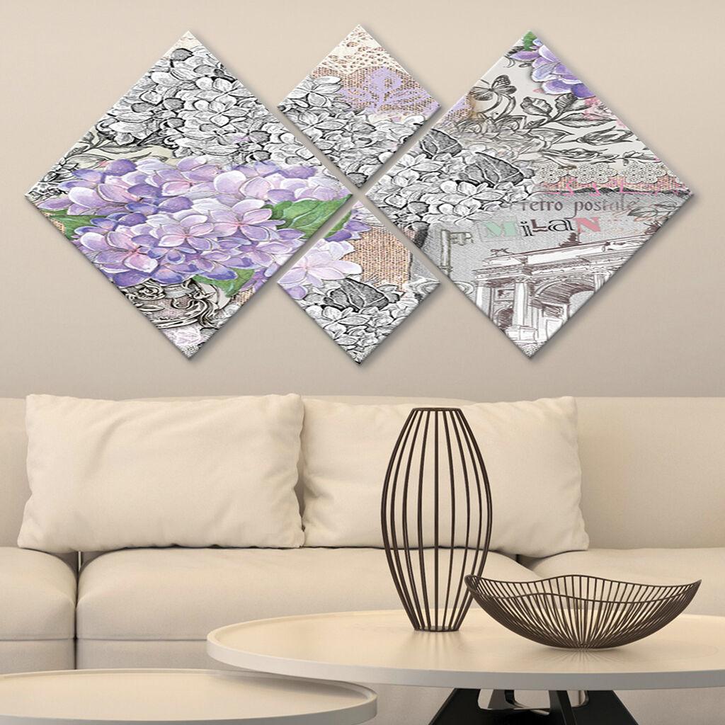 Wallity Slika 4MDF220108534, 60x115 cm, 4 dela