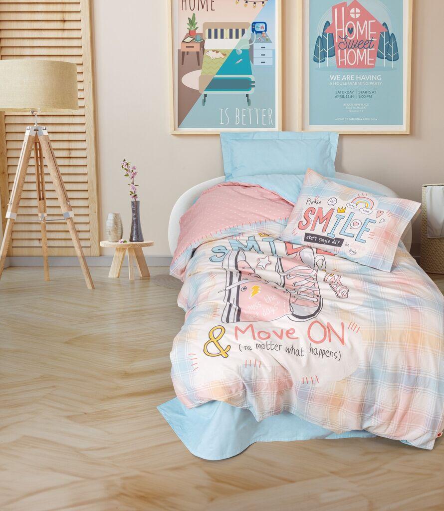L'essentiel Maison Set dječja posteljina za jednu osobu Smile, 160x220 cm, Mint