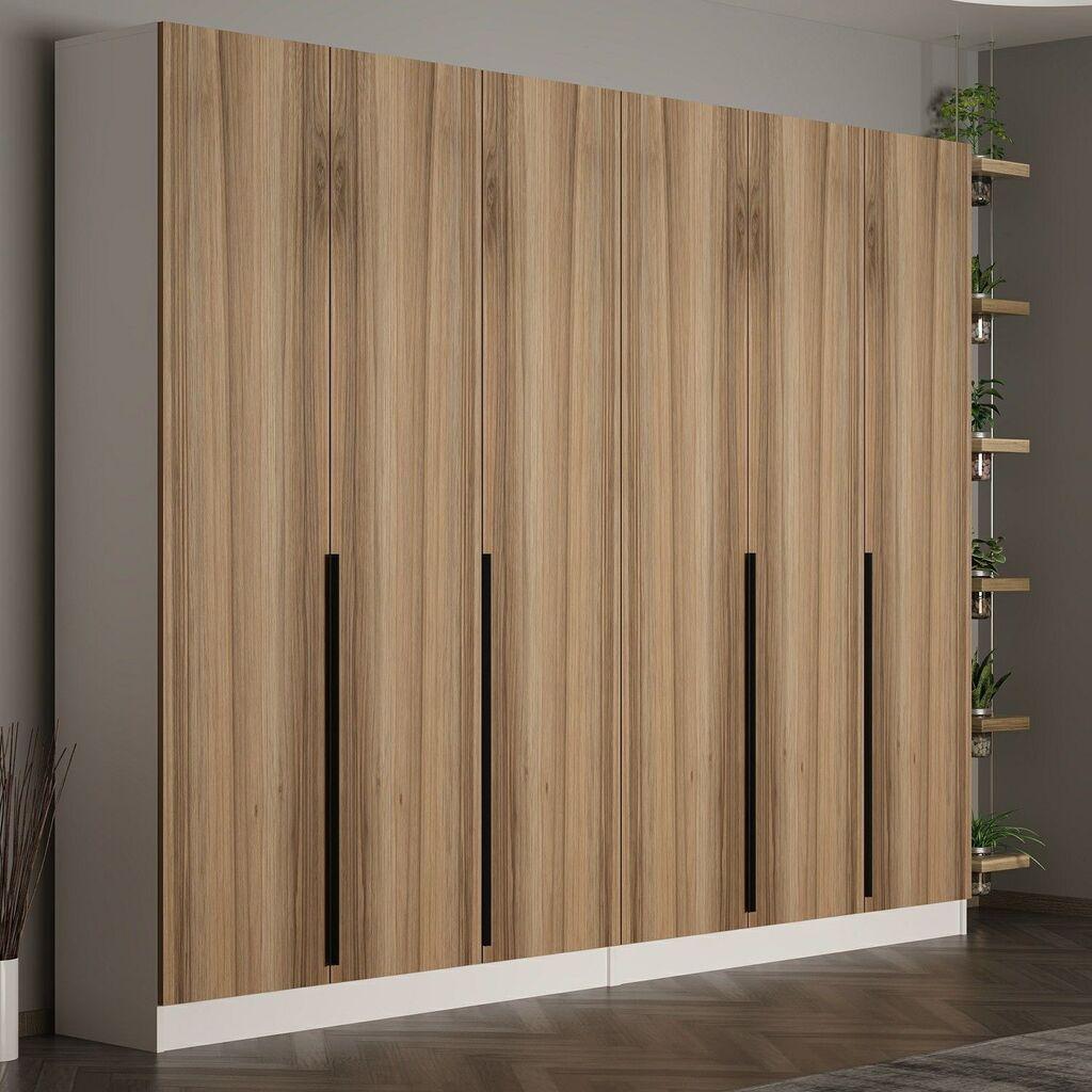 Hanah Home Ormar Noah-8280, 270x210x35 cm, Boja hrasta