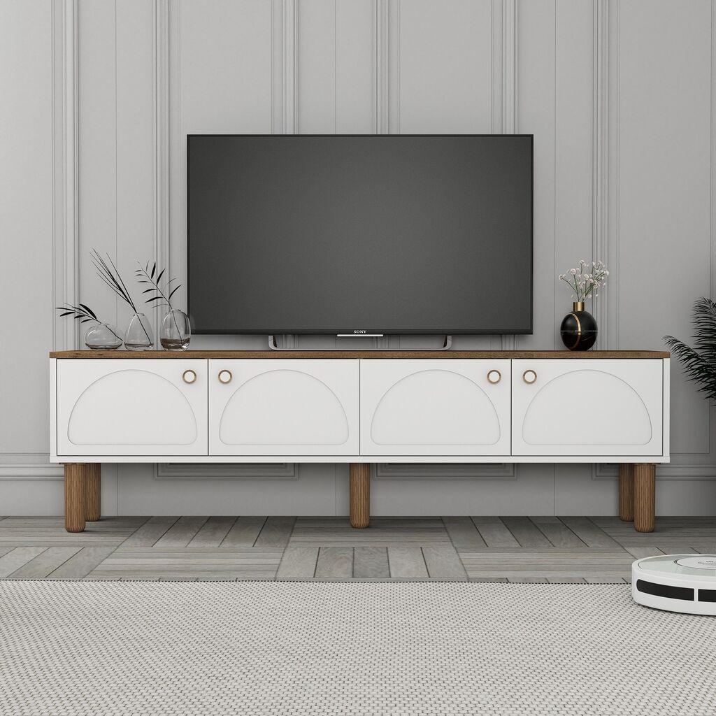 Hanah Home TV ormarić Bohem 850, 180x53x35 cm, Bijeli