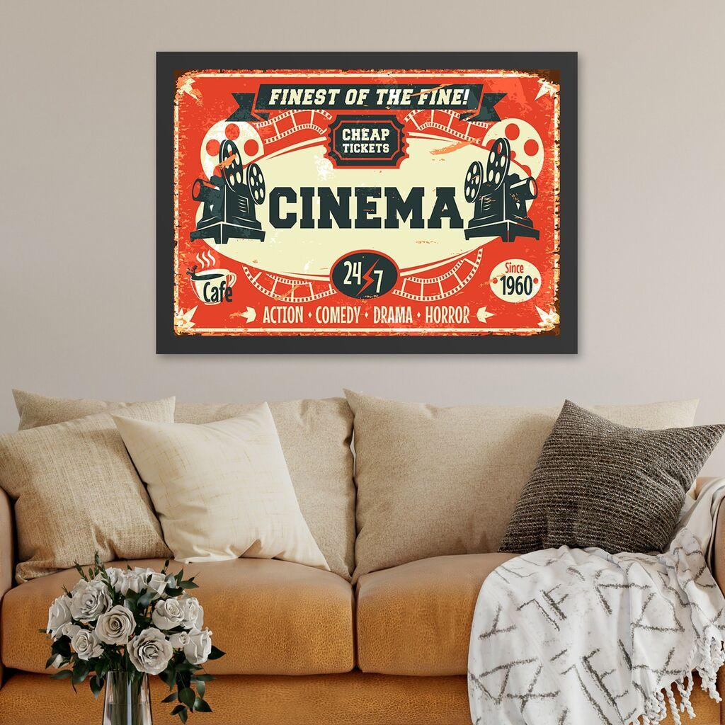 Wallity Uramljena slika Cinema 4, 35x45 cm