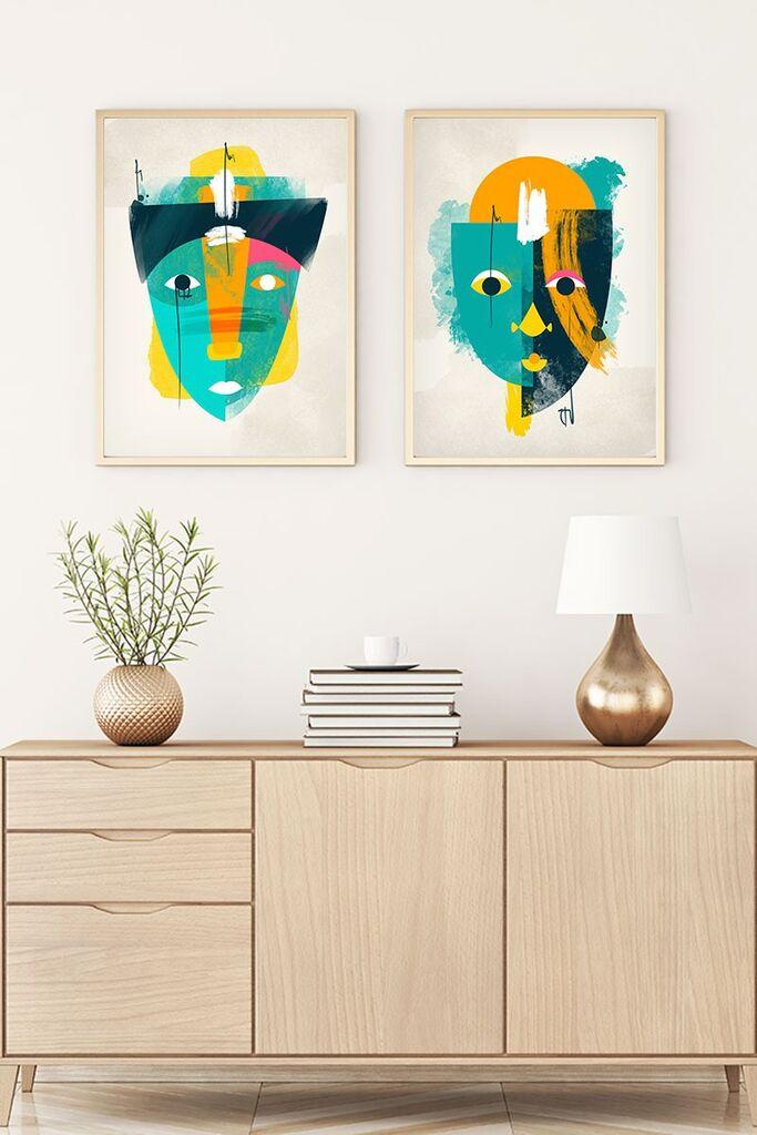 Wallity Uramljena slika Huhu95, 35x50 cm , 2 dela