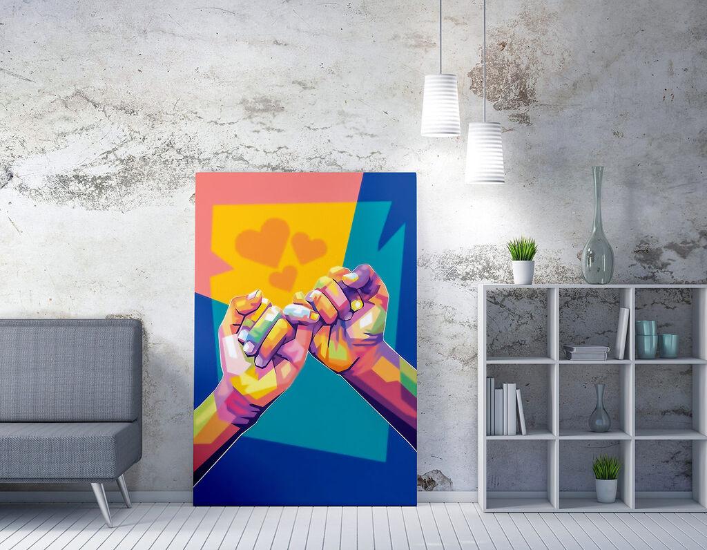 Wallity Slika na platnu 70x100cm
