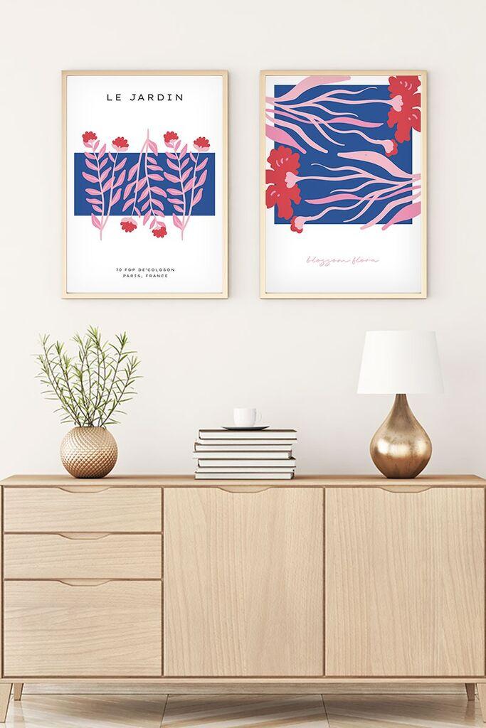 Wallity Uramljena slika Huhu170, 50x70 cm , 2 dela