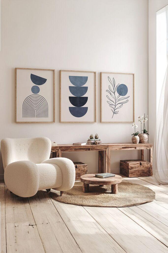 Wallity Slika 3Dartsoho42, 3 dela, 33 x 48 cm