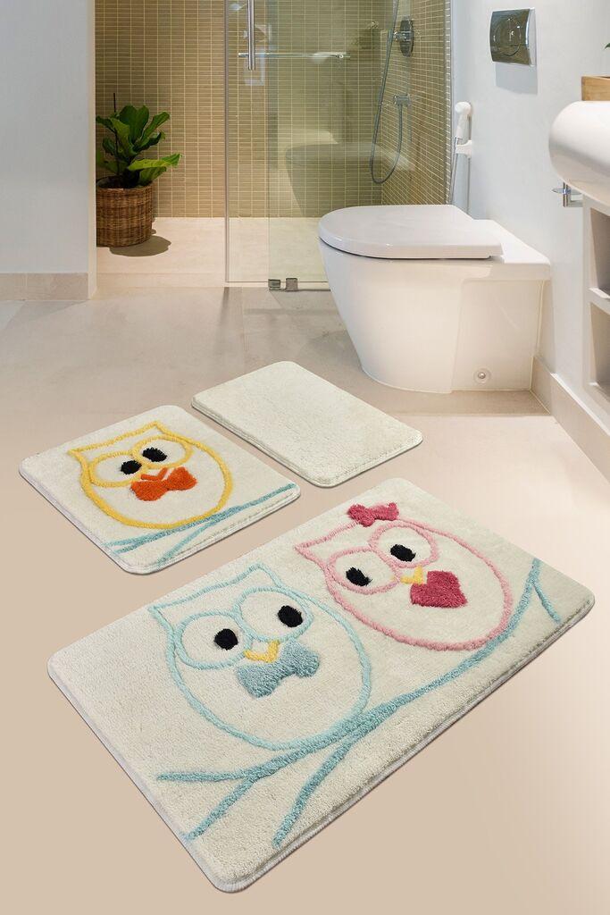 L'essentiel Maison Set od 3 kupaonska tepiha Colorful