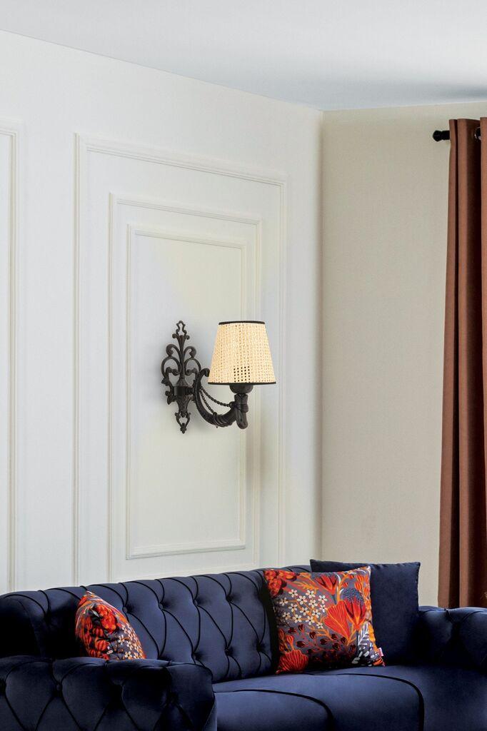 Opviq Zidna lampa Gloria Coral, 15x10x13cm, IP20, Bež-crna