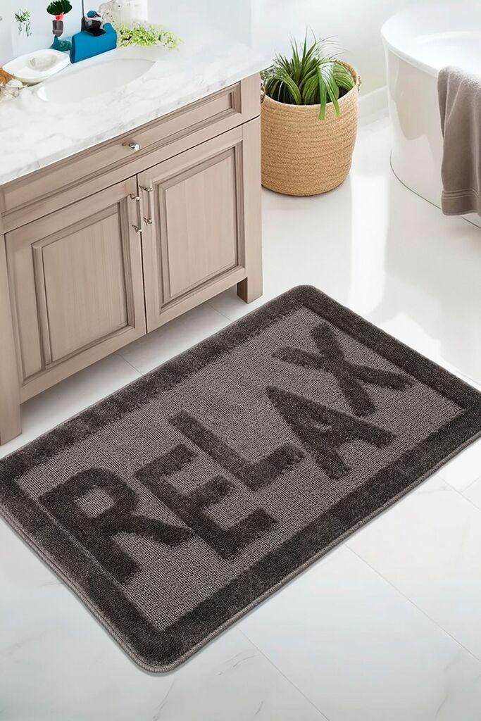 L'essentiel Maison Relax prostirka za kupatilo, 60x100 cm, antracit