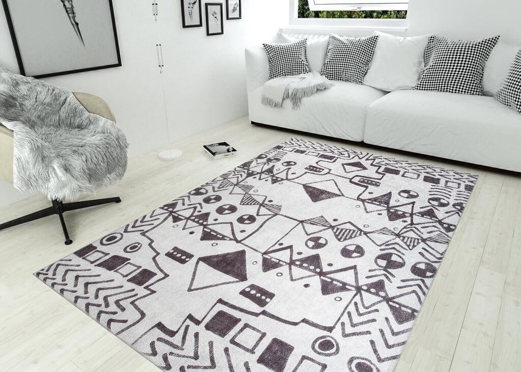 Conceptum Hypnose tepih Ada Gonul -AL 377, 210x310 cm, antracit-bijeli